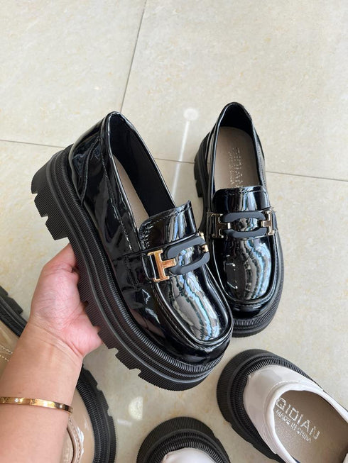Thick Chunky Platform Loafers